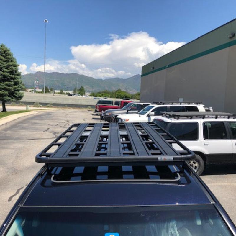 eez-awn-k9-roof-rack-for-lexus-gx-top-view-with-mountain-in-backgournd-in-parking-lot