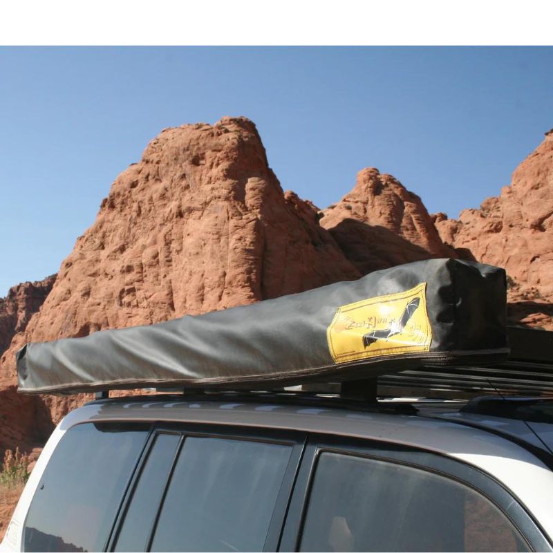 eezi-awn-bat-270-awning-beige-close-rear-side-view-inside-enclosure-bag-in-nature