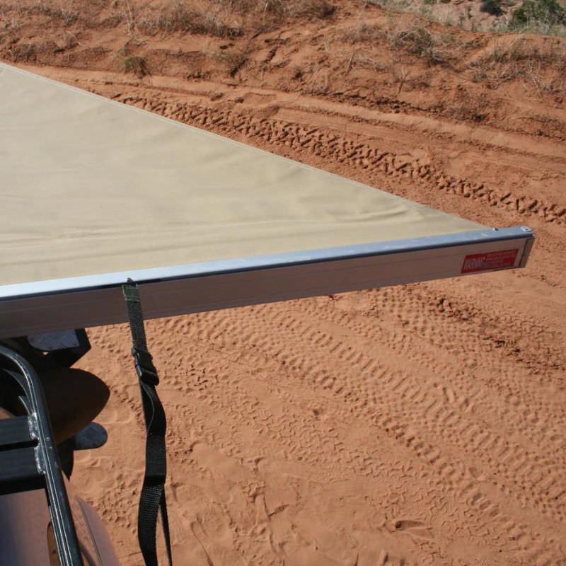 eezi-awn-bat-270-awning-beige-open-back-corner-view-arm-in-nature