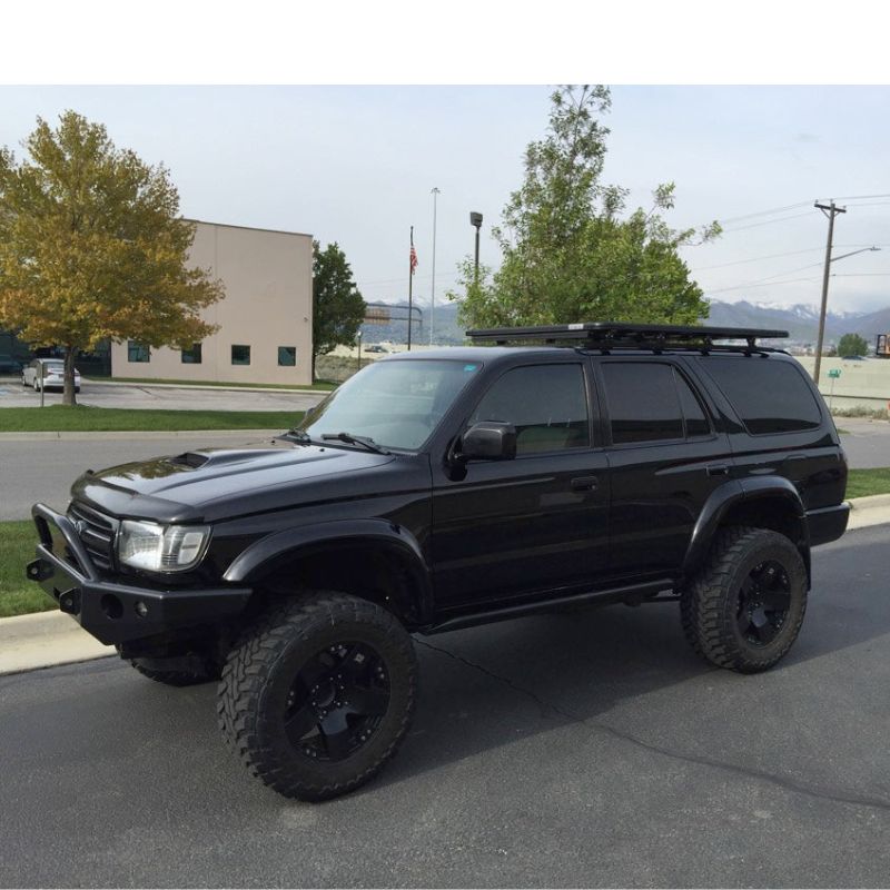 eezi-awn-k9-roof-rack-for-toyota-4runner-3rd-gen-side-view-on-parking-lot