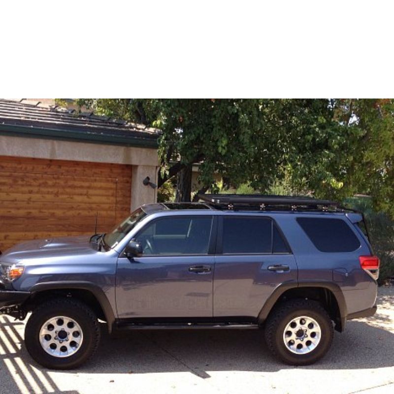 eezi-awn-k9-roof-rack-for-toyota-4runner-5th-gen-on-side-view-on-parking-lot