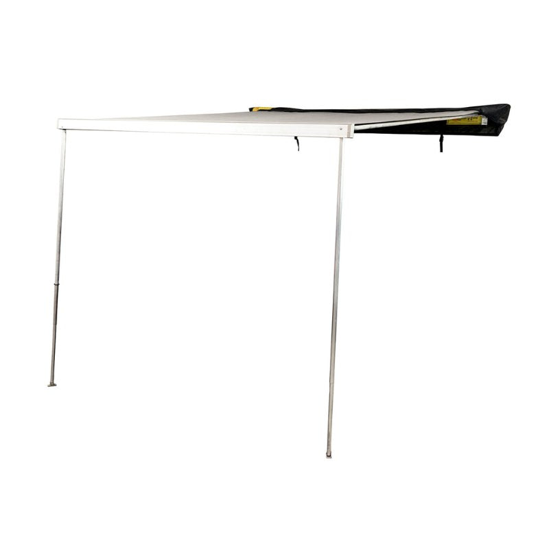 eezi-awn-lite-awning-gray-open-side-view-on-white-background