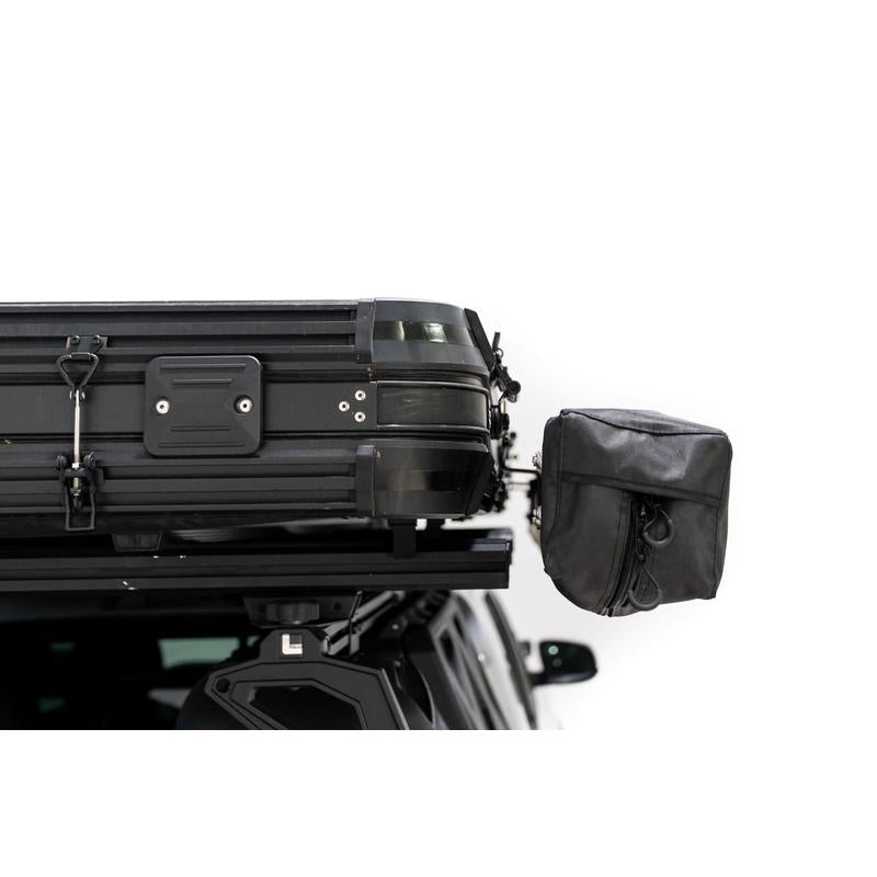 freespirit-recreation-270-awning-v2-closed-profile-view-on-toyota-tacoma-on-white-background