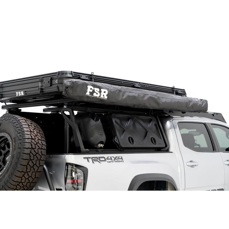 freespirit-recreation-270-awning-v2-closed-rear-corner-view-on-toyota-tacoma-on-white-background