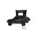 freespirit-recreation-evolution-v2-standard-hard-shell-roof-top-tent-black-open-side-view-on-toyota-4runner-on-white-background