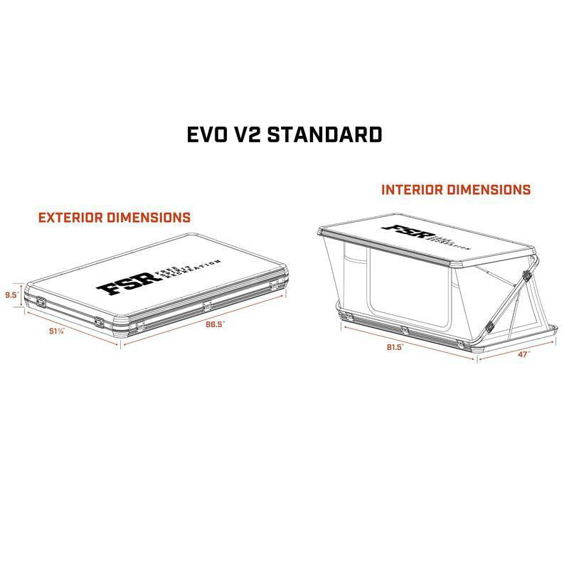 freespirit-recreation-evolution-v2-standard-hard-shell-roof-top-tent-drawing-with-exterior-and-interior-dimensions-on-white-background