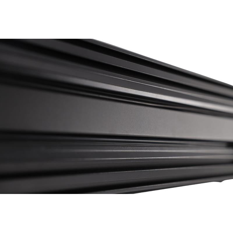 freespirit-recreation-evolution-v2-xl-hard-shell-roof-top-tent-black-close-up-view-of-frame-side-rails-on-white-background