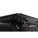freespirit-recreation-evolution-v2-xl-hard-shell-roof-top-tent-black-closed-front-corner-view-of-tent-profile-on-white-background