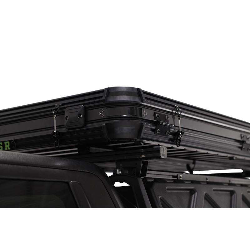 freespirit-recreation-evolution-v2-xl-hard-shell-roof-top-tent-black-closed-front-corner-view-of-tent-profile-on-white-background