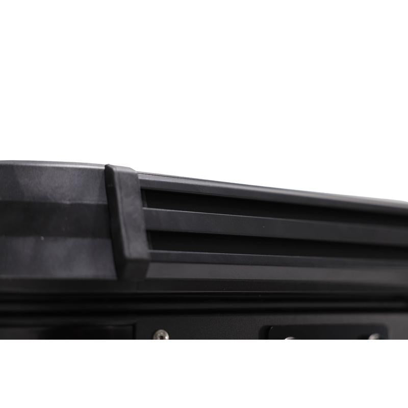 freespirit-recreation-evolution-v2-xl-hard-shell-roof-top-tent-black-ultra-close-up-view-of-frame-side-rails-on-white-background