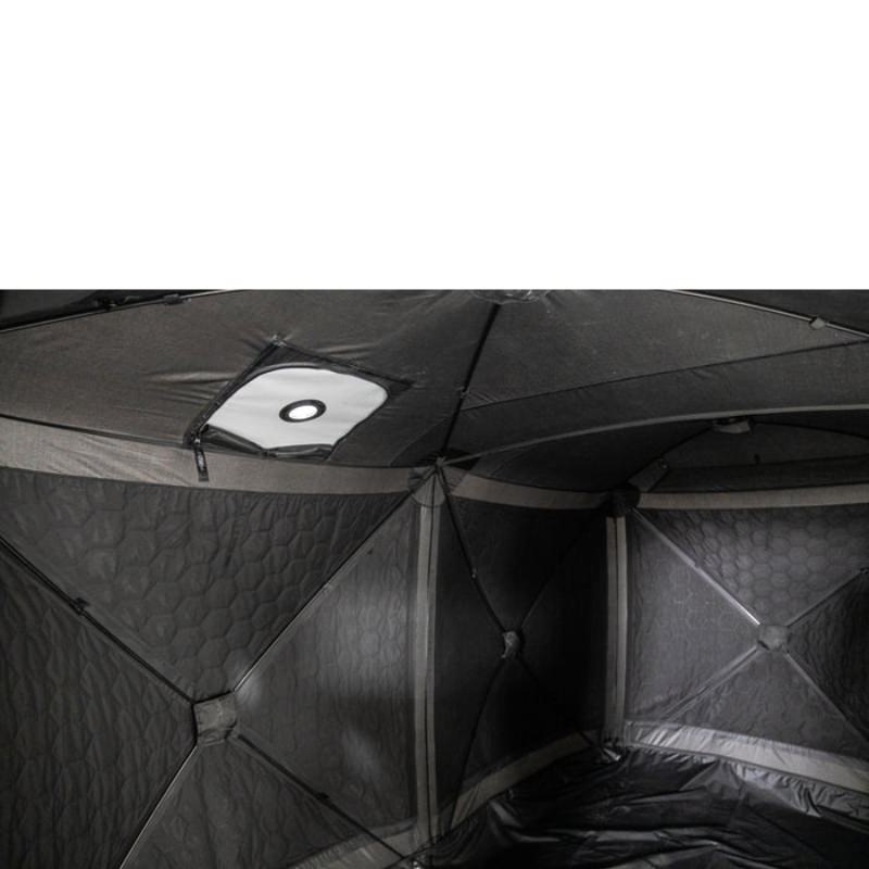 freespirit-recreation-hub-4-double-tent-black-interior-view-with-tri-layer-walls-closed-and-stove-pipe