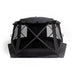 freespirit-recreation-hub-6xl-tent-black-open-rear-view-with-mesh-walls-on-white-background