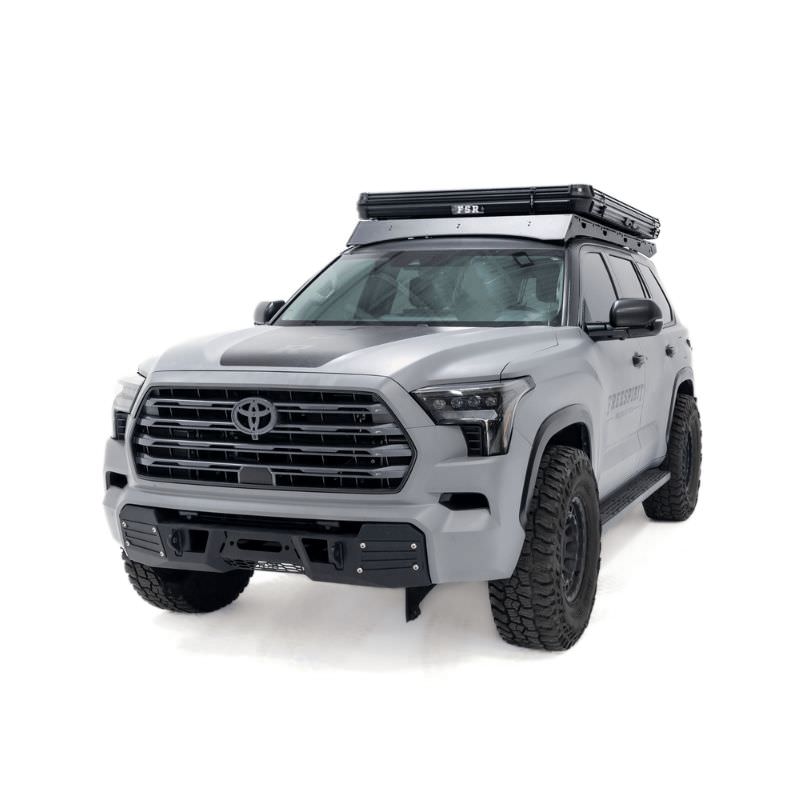 freespirit-recreation-odyssey-v2-xl-closed-side-view-on-toyota-sequoia-on-white-background