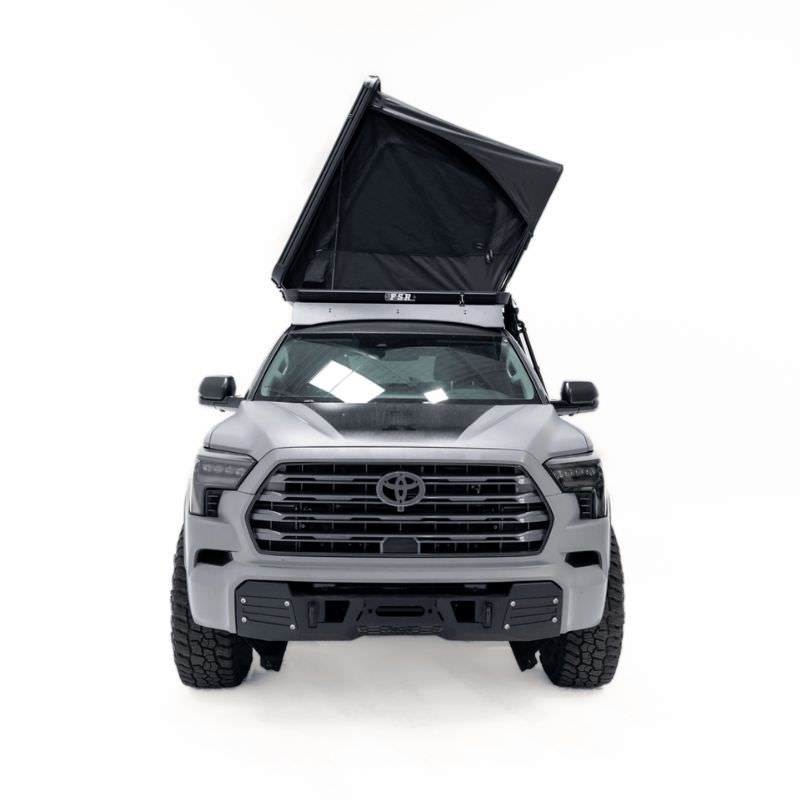 freespirit-recreation-odyssey-v2-xl-open-side-view-on-toyota-sequoia-on-white-background
