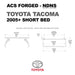 leitner-acs-forged-no-drill-bed-rack-for-toyota-tacoma-2005-short-bed-dimensions-on-white-background