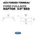 leitner-acs-forged-tonneau-bed-rack-for-ford-raptor-5ft-6in-dimensions-on-white-background