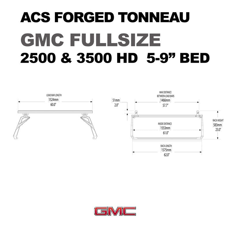 leitner-acs-forged-tonneau-bed-rack-for-gmc-2500-and-3500-5ft-9in-dimensions-on-white-background
