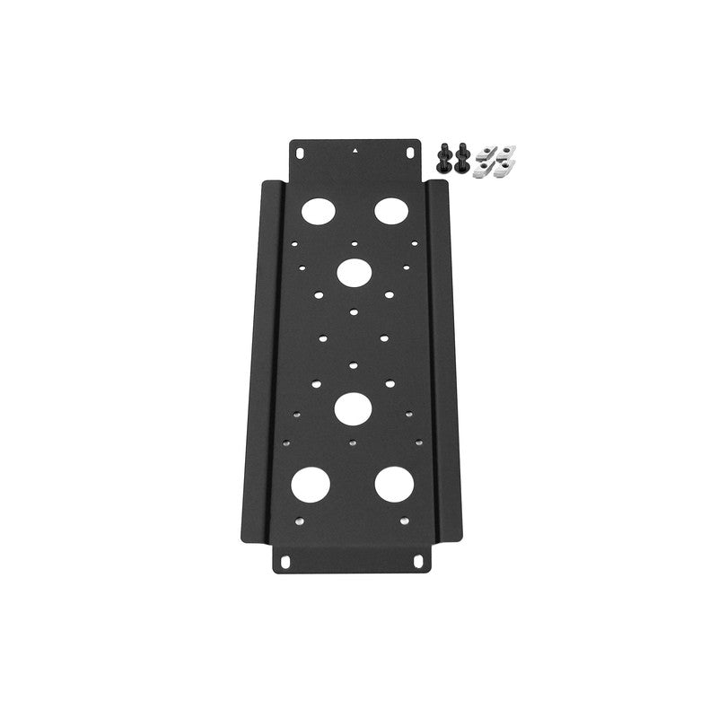 leitner-universal-mounting-plate-front-view-with-mounting-hardware-on-white-background