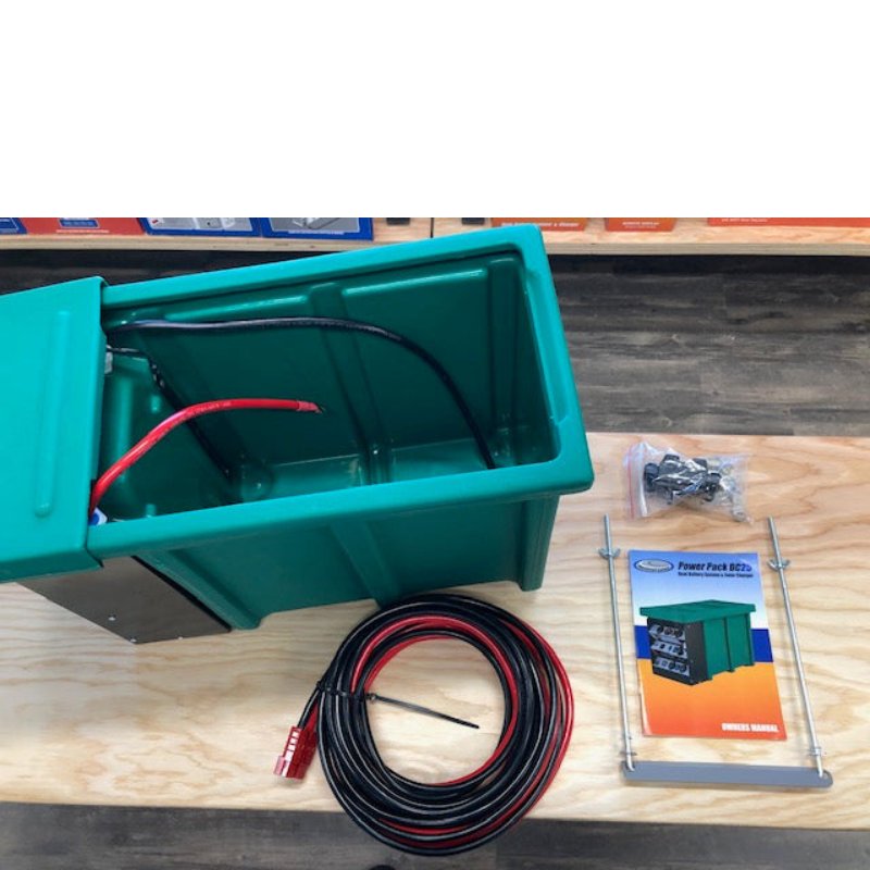 national-luna-dc-25-power-pack-green-interior-view-with-wires-and-metal-inclusions-on-table