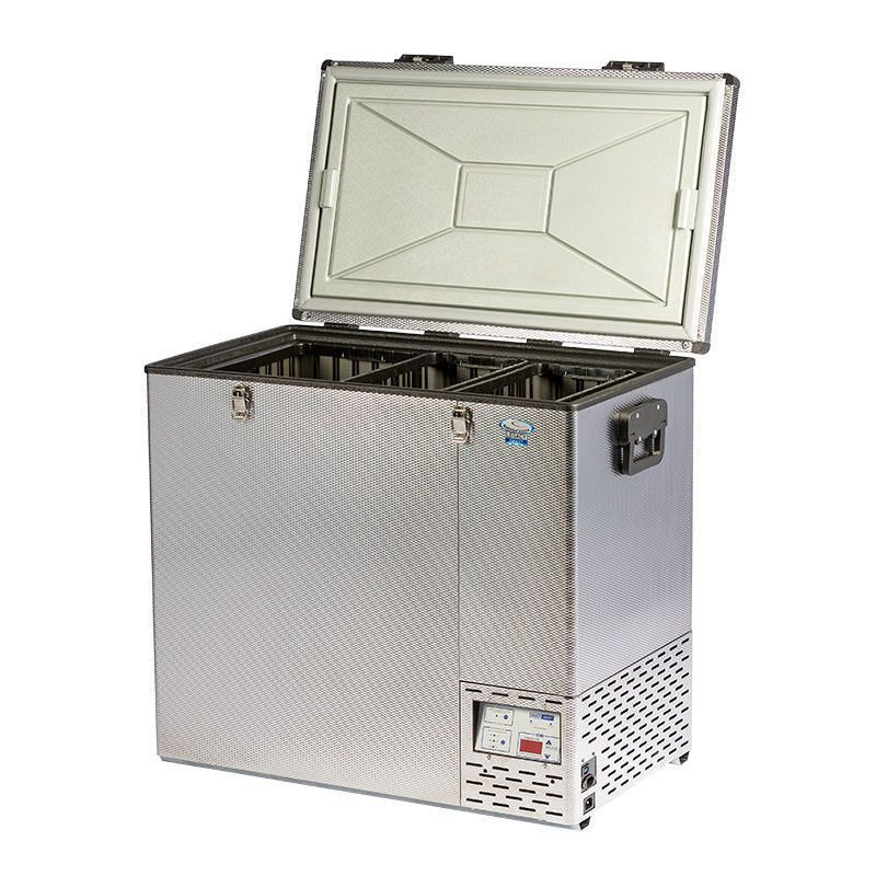 national-luna-legacy-smart-fridge-and-freezer-125l-front-view-with-compartment-fully-opened-on-white-background