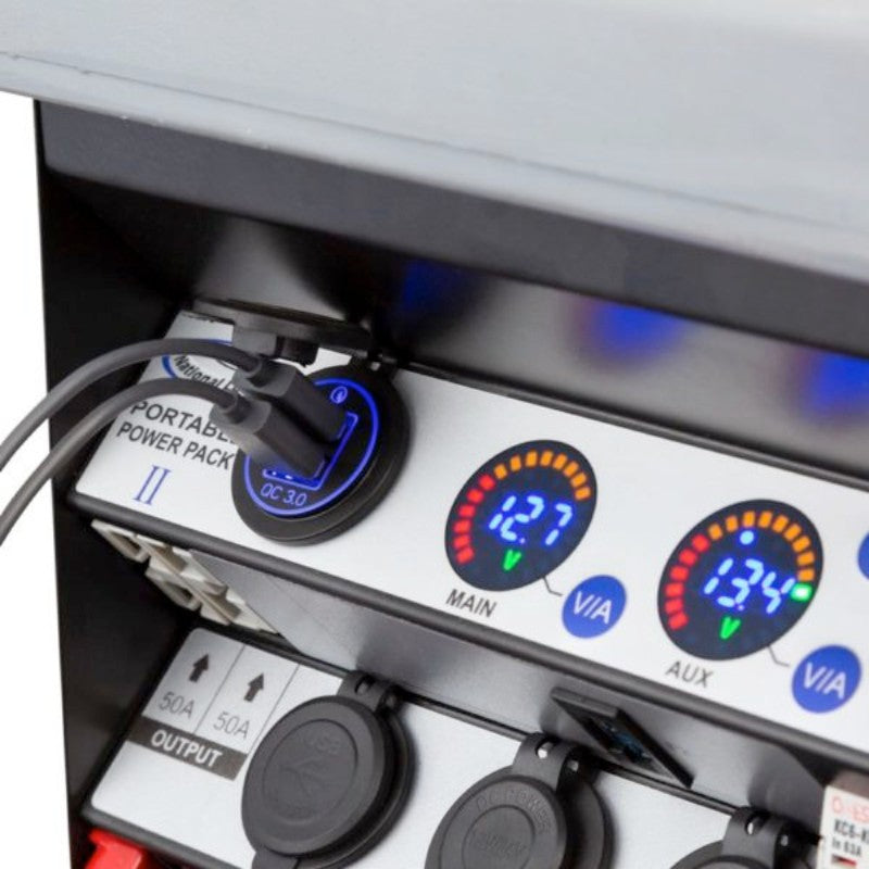 national-luna-portable-power-pack-2-close-up-view-with-wires-connected-to-usb-port-on-white-background