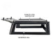 overland-vehicle-system-expedition-truck-cap-for-toyota-tundra-black-open-side-view-with-description-on-white-background