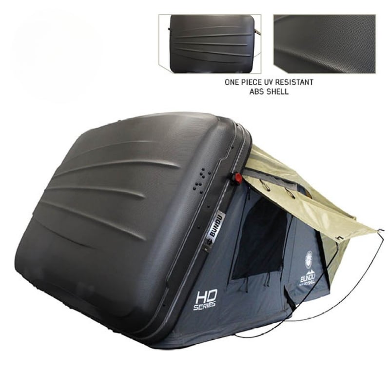 bundu roof top tent OVS HD Bundu Hard Shell Cantilever Roof Top Tent