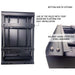 overland-vehicle-systems-camp-cargo-box-kitchen-with-slide-out-sink-close-up-view-with-holes-for-mounting-platform-with-stainless-steel-hardware