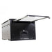 overland-vehicle-systems-cargo-box-with-slide-out-drawer-and-workstation-black-front-corner-view-cutting-board-on-white-background