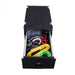 overland-vehicle-systems-cargo-box-with-slide-out-drawer-black-top-view-opened-drawer-with-tools-on-white-background