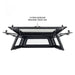 overland-vehicle-systems-expedition-truck-cap-for-2023-2024-ford-f-250-350-black-rear-view-opened-doors-modular-on-white-background