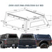 overland-vehicle-systems-expedition-truck-cap-for-dodge-ram-2500-3500-dimensions-on-white-background