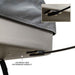 overland-vehicle-systems-hd-bundu-hard-shell-pop-up-roof-top-tent-gray-body-green-rainfly-open-close-up-view-with-description