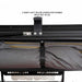 overland-vehicle-systems-nomadic-awning-180-lte-gray-closed-close-up-view-with-velcro-strap-on-white-background