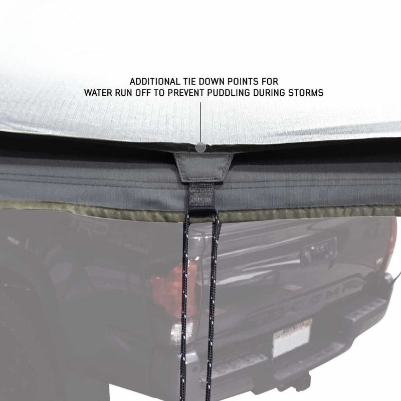overland-vehicle-systems-nomadic-awning-180-lte-gray-open-close-up-view-with-additional-tie-down-points-on-white-background