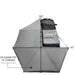 overland-vehicle-systems-nomadic-awning-270-driver-side-gray-open-top-view-on-toyota-tacoma-on-white-background