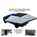 overland-vehicle-systems-nomadic-awning-270-lt-driver-side-dark-gray-open-rear-view-on-ford-ranger-stx-oversized-hinges