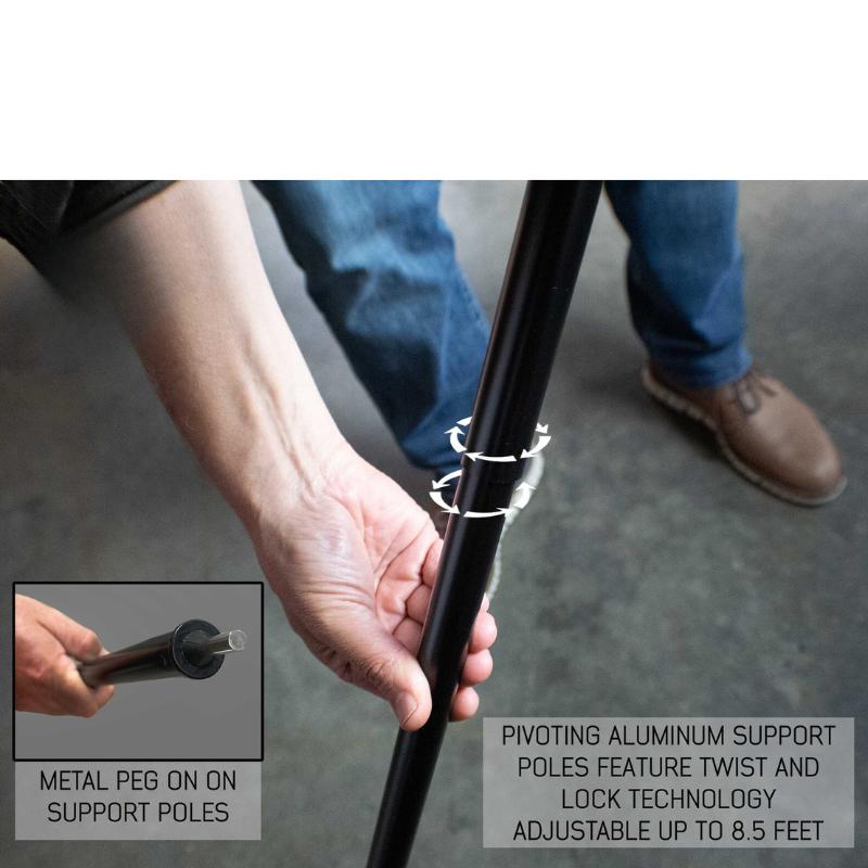 overland-vehicle-systems-nomadic-awning-6.5-ft-gray-close-up-view-with-hand-holding-support-poles