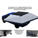 overland-vehicle-systems-nomadic-lt-270-awning-with-walls-dark-gray-open-driver-side-rear-view-on-ford-ranger-with-material-description