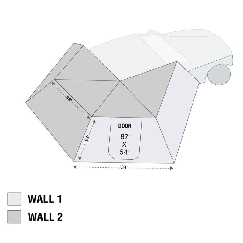 overland-vehicle-systems-nomadic-lt-270-awning-with-walls-dark-gray-open-passenger-side-corner-view-diagram