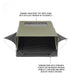 overland-vehicle-systems-nomadic-standard-soft-shell-roof-top-tent-gray-open-front-view-skylight-and-rainfly-description
