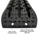 overland-vehicle-systems-ultimate-recovery-package-close-up-view-black-recovery-ramp-with-tie-down-holes-and-spike-design-description