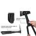overland-vehicle-systems-ultimate-recovery-package-close-up-view-shovel-with-oversized-locking-collar-and-rotating-blade-description