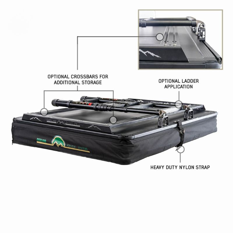 soft rooftop tent Overland Vehicle Systems XD Sherpa Soft Shell Roof Top Tent