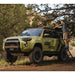 prinsu-toyota-4runner-roof-rack-full-non-drill-front-corner-view-on-vehicle-with-closed-roof-top-tent-in-nature