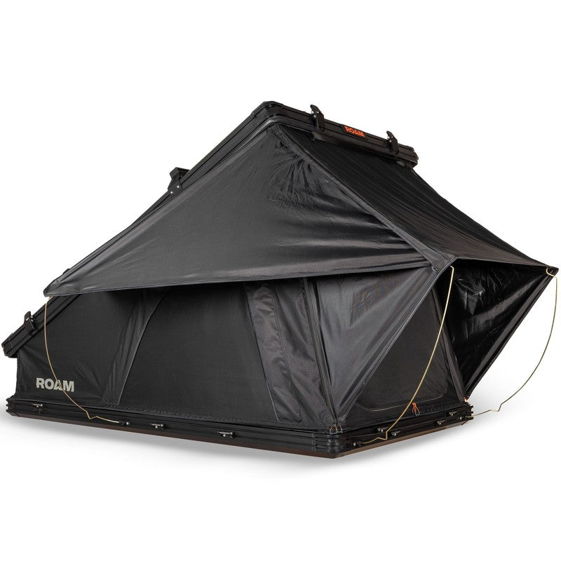 roam-desperado-hardshell-rooftop-tent-open-front-corner-view-on-white-background