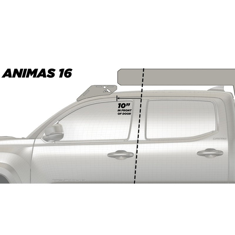 sherpa-animas-2005-2023-tacoma-camper-roof-rack-side-view-with-dimension-on-white-background-5