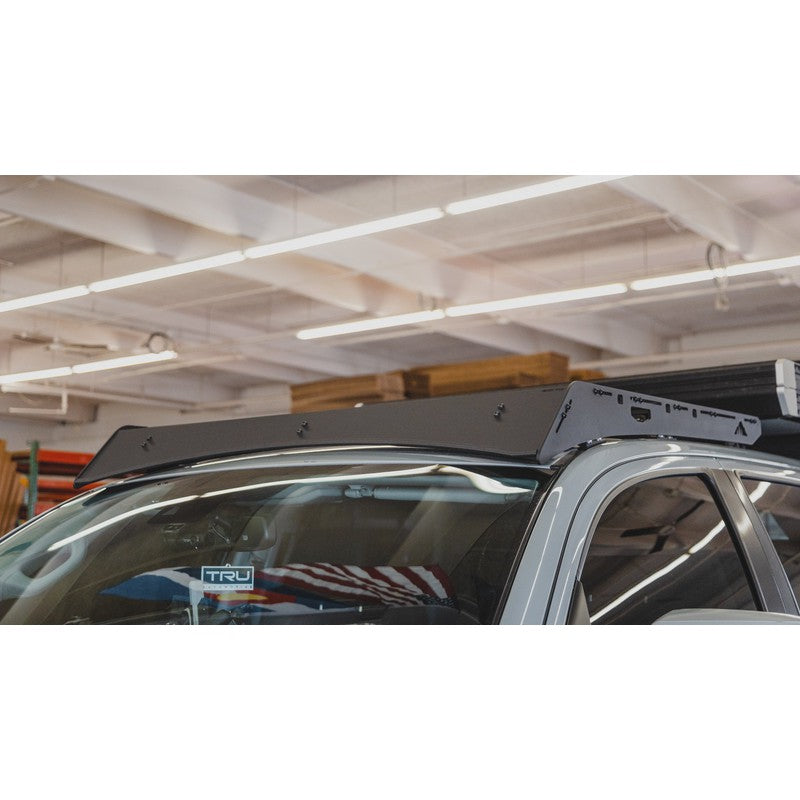 sherpa-bear-paw-roof-rack-for-2007-2021-tundra-camper-close-up-view-in-garage