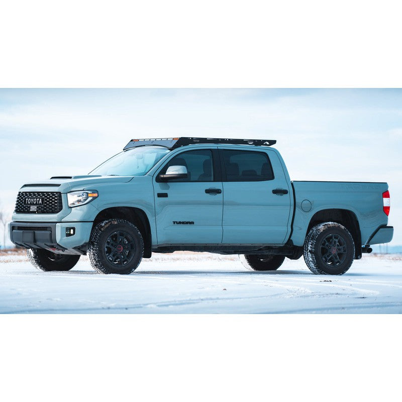 sherpa-big-bear-roof-rack-for-2007-2021-tundra-crewmax-side-view-in-nature