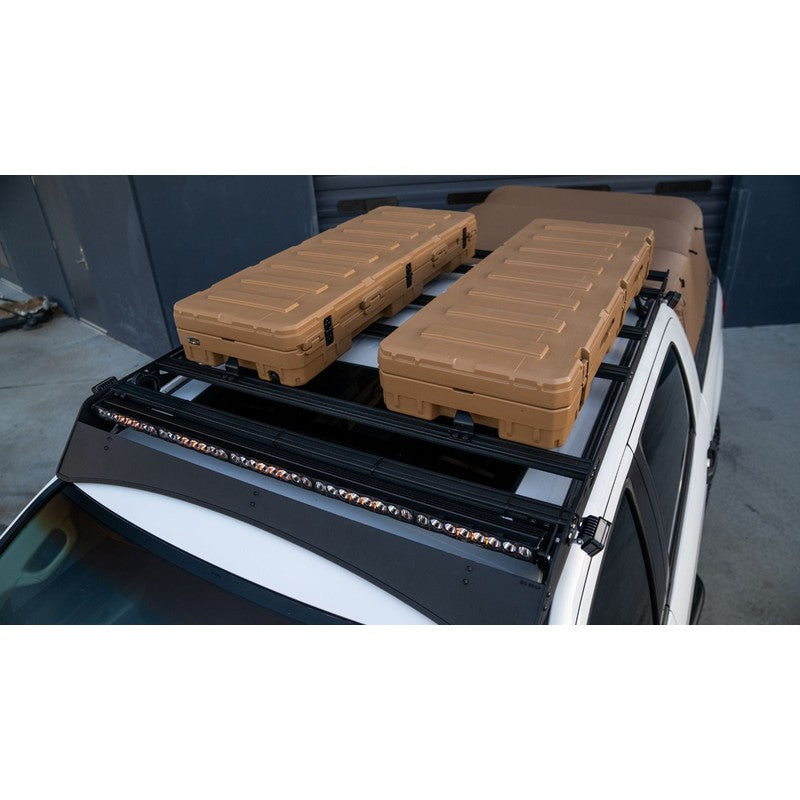 sherpa-big-bear-roof-rack-for-2007-2021-tundra-crewmax-top-view-with-roam-cases